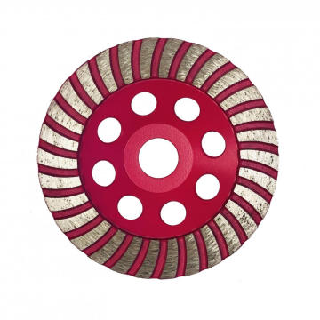 Continuous turbo cup grinding wheel